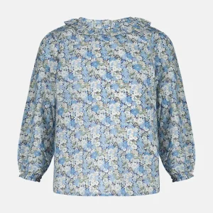 Blusa Neonata C/Rouche Liberty Libby Blue